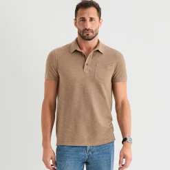 mutual weave Mens Regular Fit Short Sleeve Polo Shirt