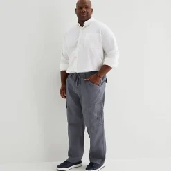 mutual weave Mens Regular Fit Big and Tall Cargo Pant