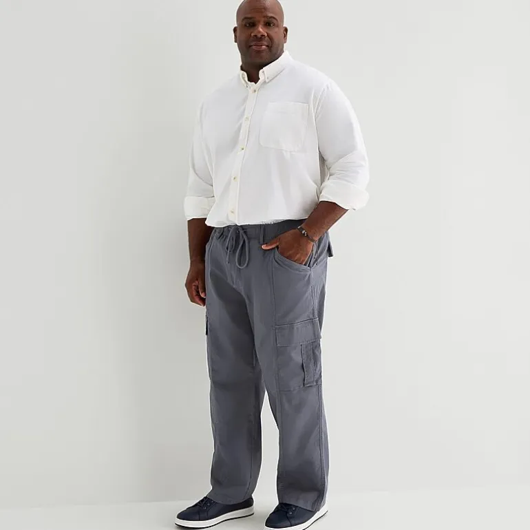 mutual weave Mens Regular Fit Big and Tall Cargo Pant