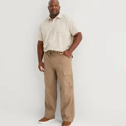 mutual weave Mens Regular Fit Big and Tall Cargo Pant