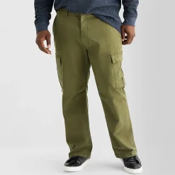 mutual weave Mens Relaxed Fit Big and Tall Cargo Pant