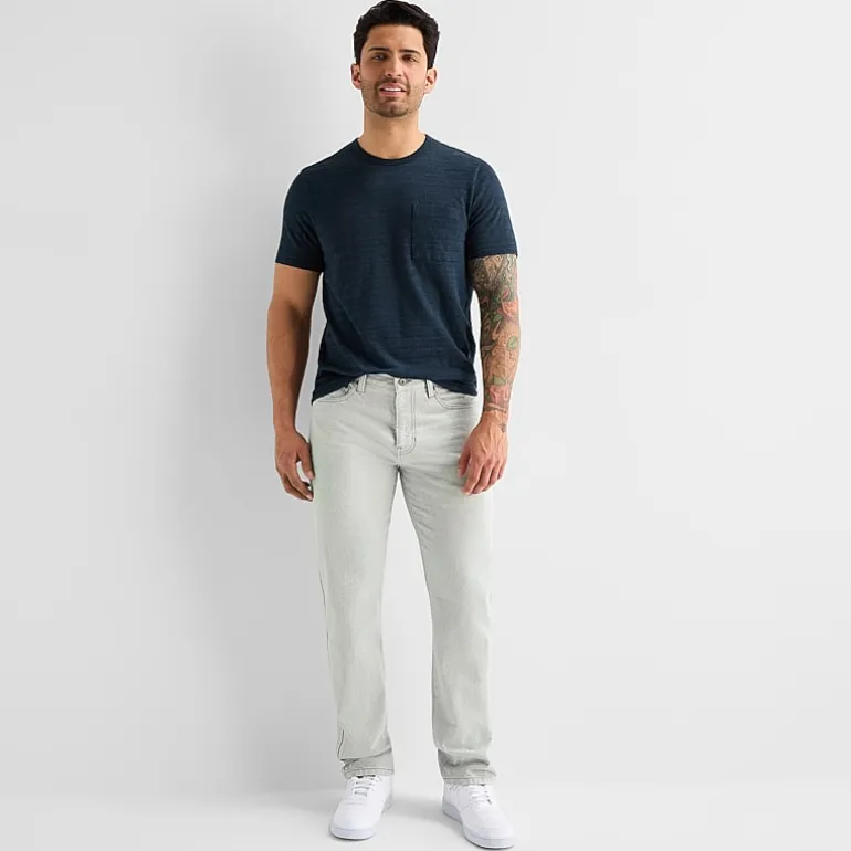 mutual weave Mens Straight Leg Jean