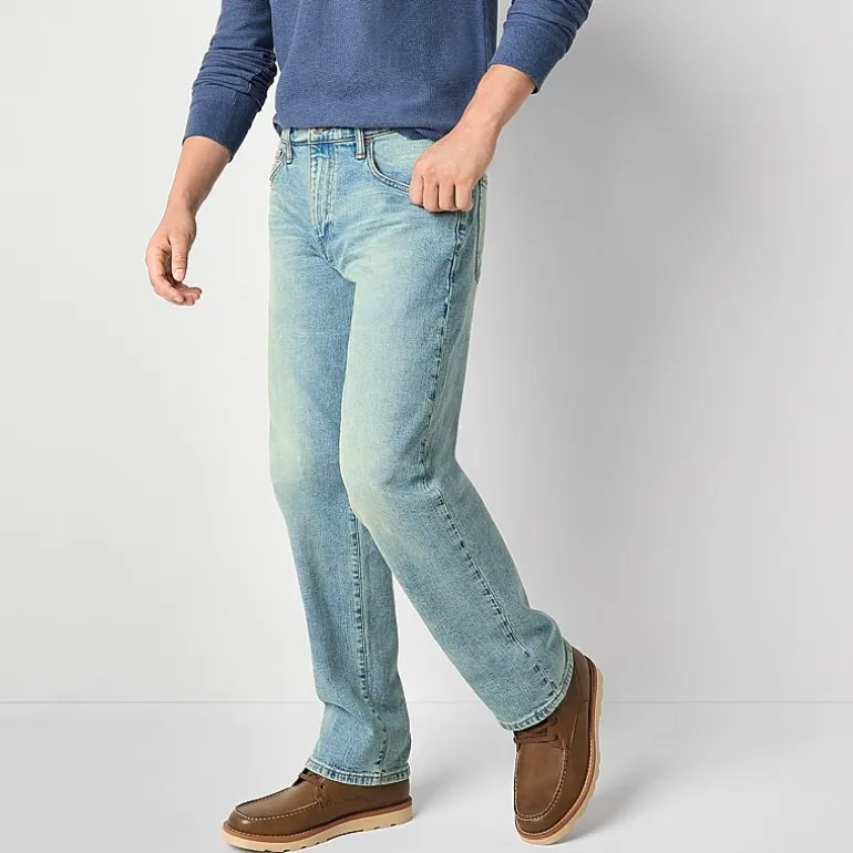 mutual weave Mens Straight Leg Relaxed Fit Jean