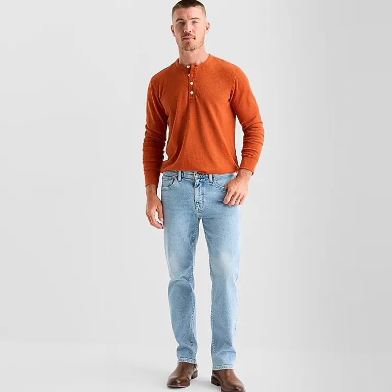 mutual weave Mens Straight Leg Relaxed Fit Jean