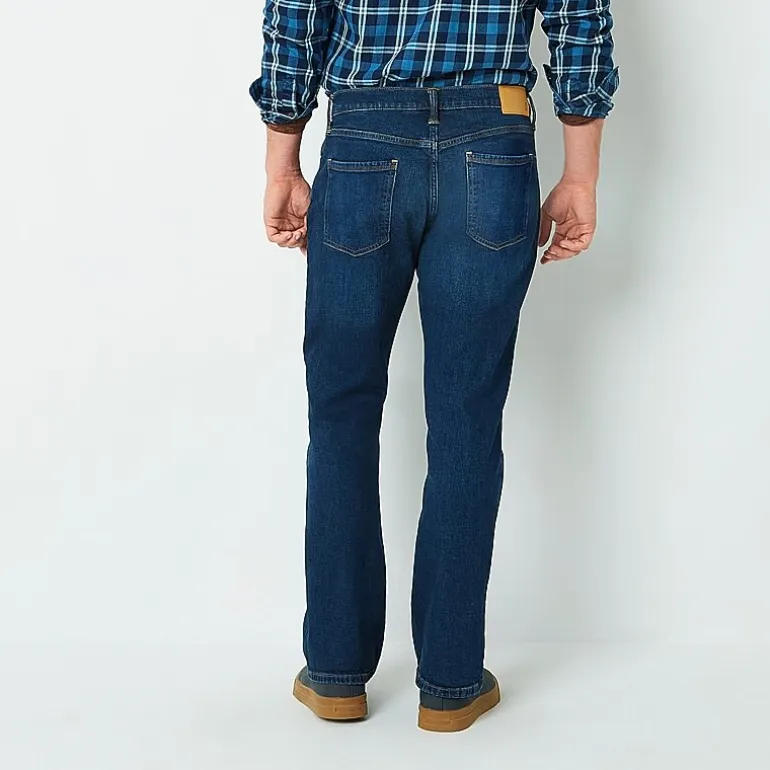 mutual weave Mens Stretch Bootcut Jean