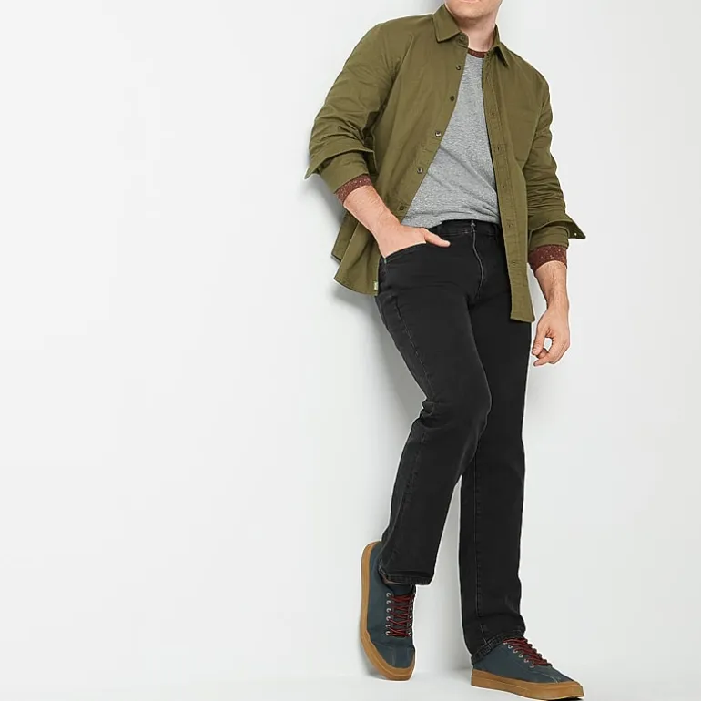 mutual weave Mens Stretch Bootcut Jean