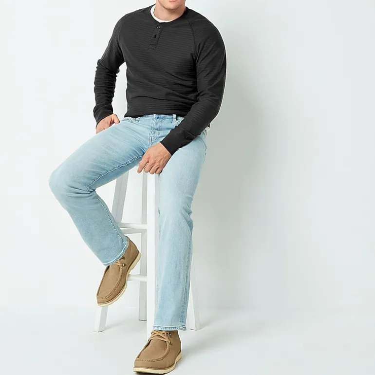 mutual weave Mens Stretch Bootcut Jean