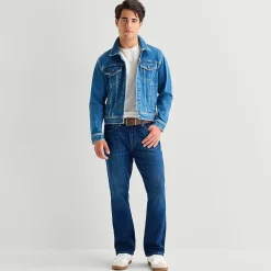 mutual weave Mens Stretch Bootcut Jean