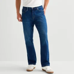 mutual weave Mens Stretch Bootcut Jean