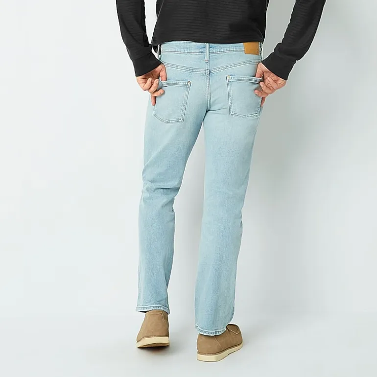 mutual weave Mens Stretch Bootcut Jean