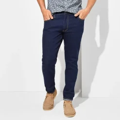 mutual weave Mens Stretch Fabric Slim Fit Jean