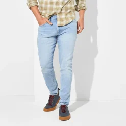 mutual weave Mens Stretch Fabric Slim Fit Jean