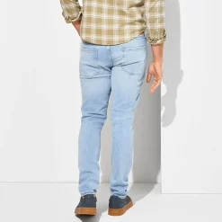 mutual weave Mens Stretch Fabric Slim Fit Jean