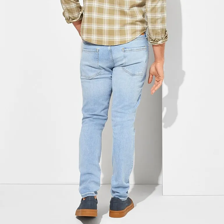 mutual weave Mens Stretch Fabric Slim Fit Jean