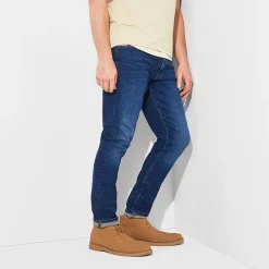 mutual weave Mens Stretch Fabric Slim Fit Jean