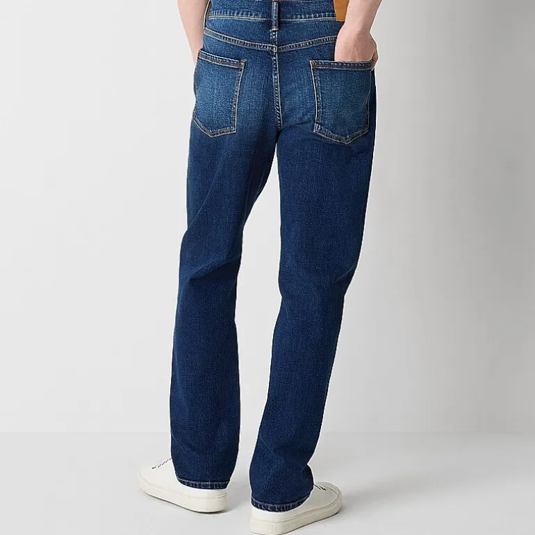 mutual weave Mens Stretch Fabric Straight Leg Jean