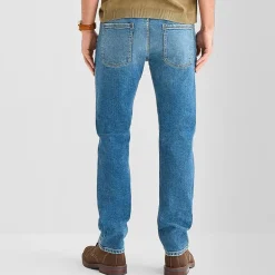 mutual weave Mens Stretch Fabric Straight Leg Jean