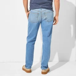 mutual weave Mens Stretch Fabric Straight Leg Jean