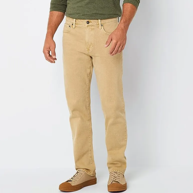 mutual weave Mens Stretch Fabric Straight Leg Jean