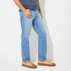 mutual weave Mens Stretch Fabric Straight Leg Jean