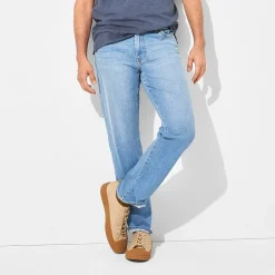 mutual weave Mens Stretch Fabric Straight Leg Jean