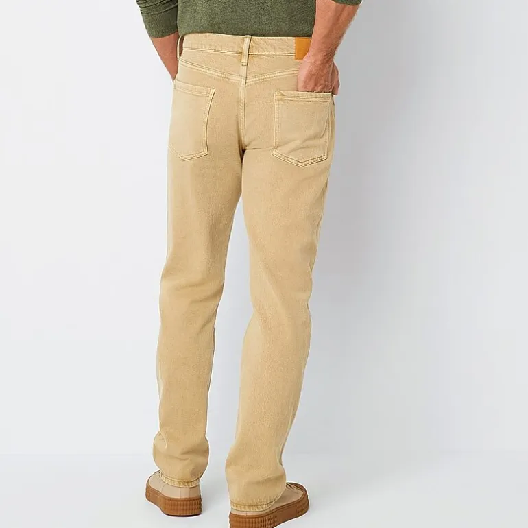 mutual weave Mens Stretch Fabric Straight Leg Jean