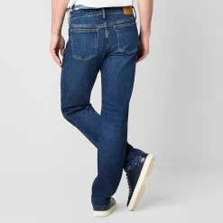 mutual weave Vintage Mens Stretch Fabric Straight Leg Jean