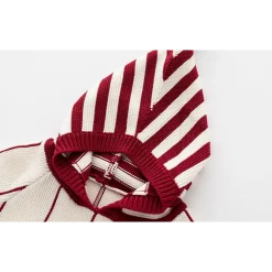 MyKids-USA Baby Christmas Contrast Design Knitwear