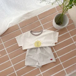 MyKids-USA Baby Fruit Embroidered Summer Beach Comfy Shorts