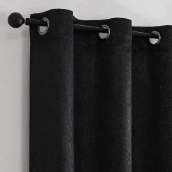 Mylon Grommet Top Blackout Set of 2 Curtain Panel