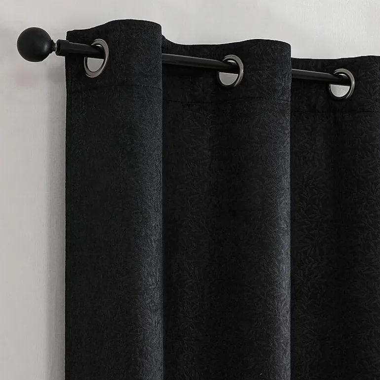 Mylon Grommet Top Blackout Set of 2 Curtain Panel