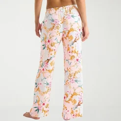 Mynah Womens Floral Pants Swimsuit Cover-Up