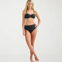 Mynah Womens Lined Moderate Coverage High Waist Bikini Swimsuit Bottom