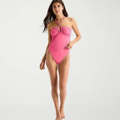 Mynah Womens Lined Tankini Swimsuit Top