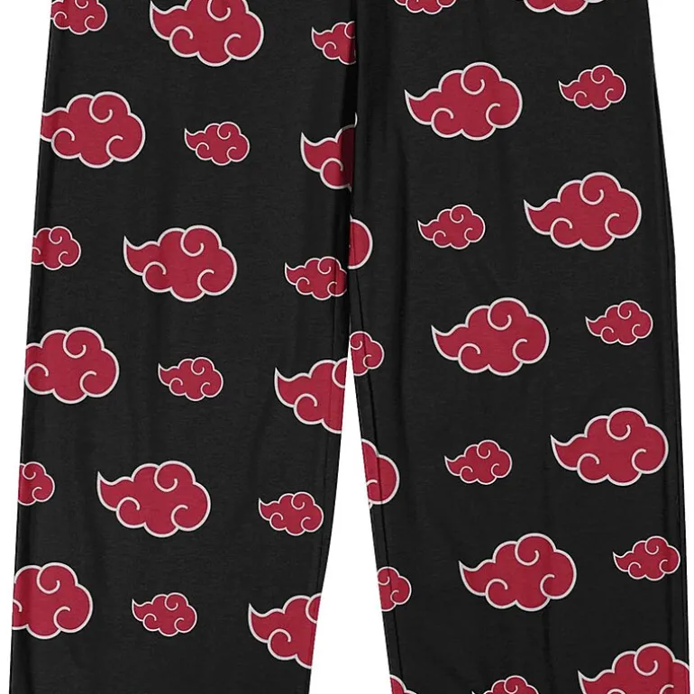 Naruto Shippuden Mens Fleece 1 Pair Pajama Pants