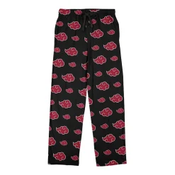 Naruto Shippuden Mens Fleece 1 Pair Pajama Pants