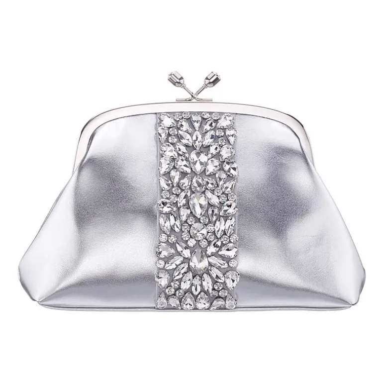 N By Nina Crystal Frame Evening Bag
