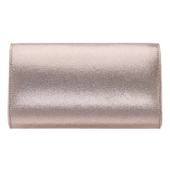 N By Nina Frily Rosette Emebellished Flap Clutch Evening Bag