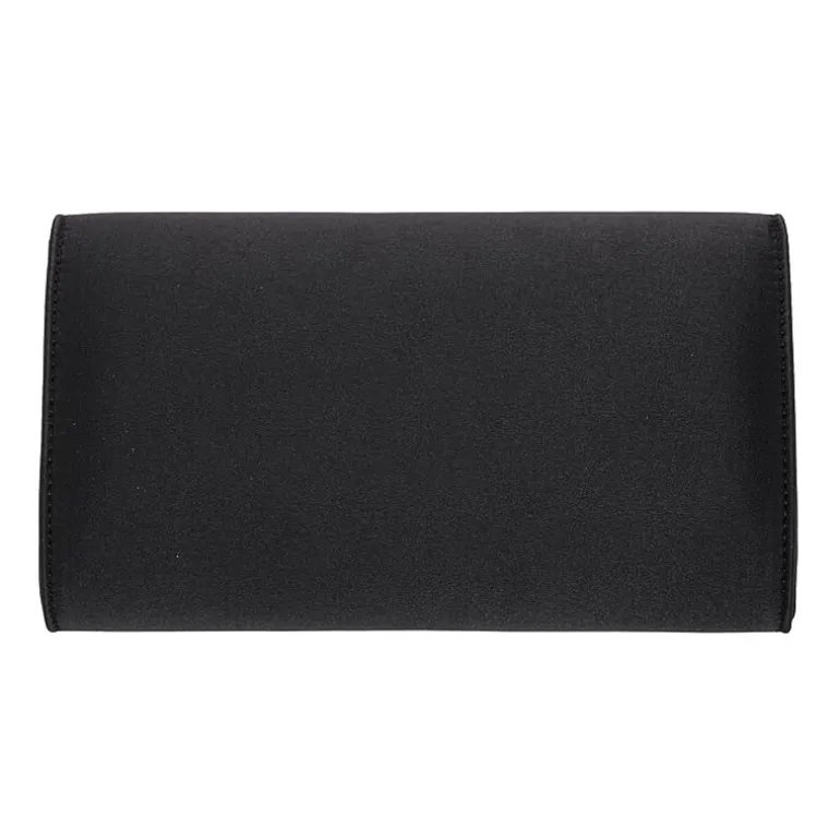 N By Nina Frily Rosette Emebellished Flap Clutch Evening Bag