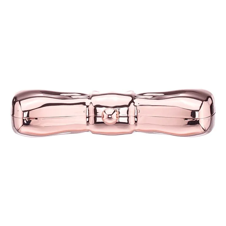 N By Nina Metal Bow Minaudiere Evening Bag