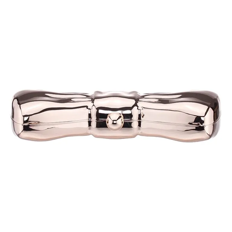 N By Nina Metal Bow Minaudiere Evening Bag