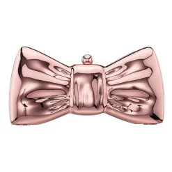 N By Nina Metal Bow Minaudiere Evening Bag