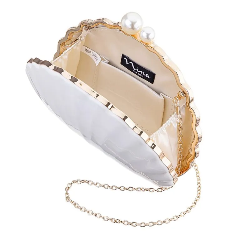 N By Nina Seashell Minaudiere Evening Bag