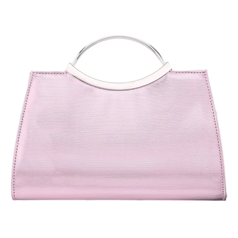 N By Nina Textured Metallic Satchel Evening Bag