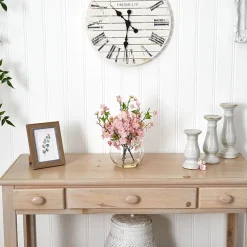 Nearly Natural Cherry Blossom In Large Vase Artificial Flowers