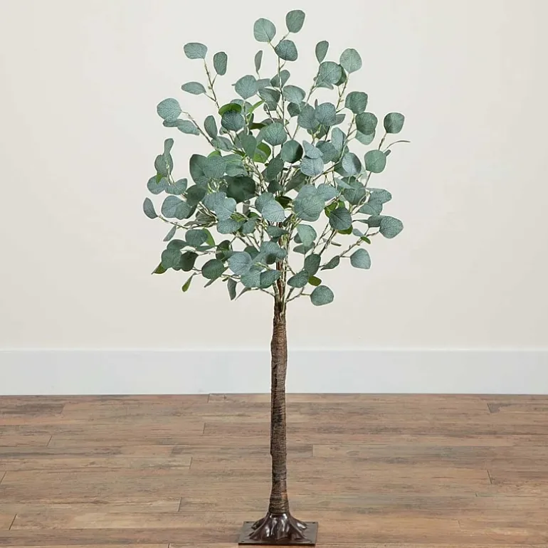 Nearly Natural 4ft. Green Lighted Eucalyptus Indoor Artificial Tree