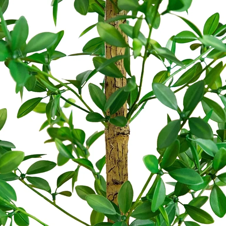 Nearly Natural 4ft Shady Lady Black Olive Indoor Artificial Tree