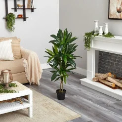 Nearly Natural 48in. Green Dracaena Indoor Artificial Tree