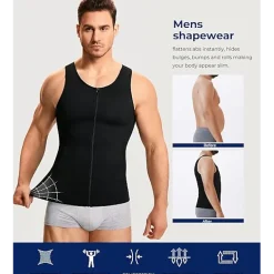 Nebility Mens Compression Tank Top Body Shaper