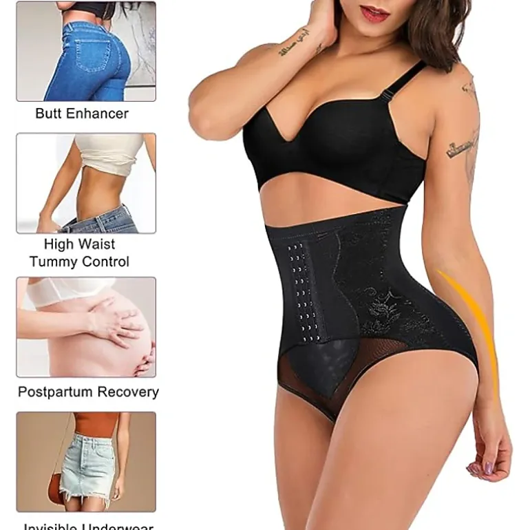 Nebility Women High Waist Tummy Control Shapewear Shorts